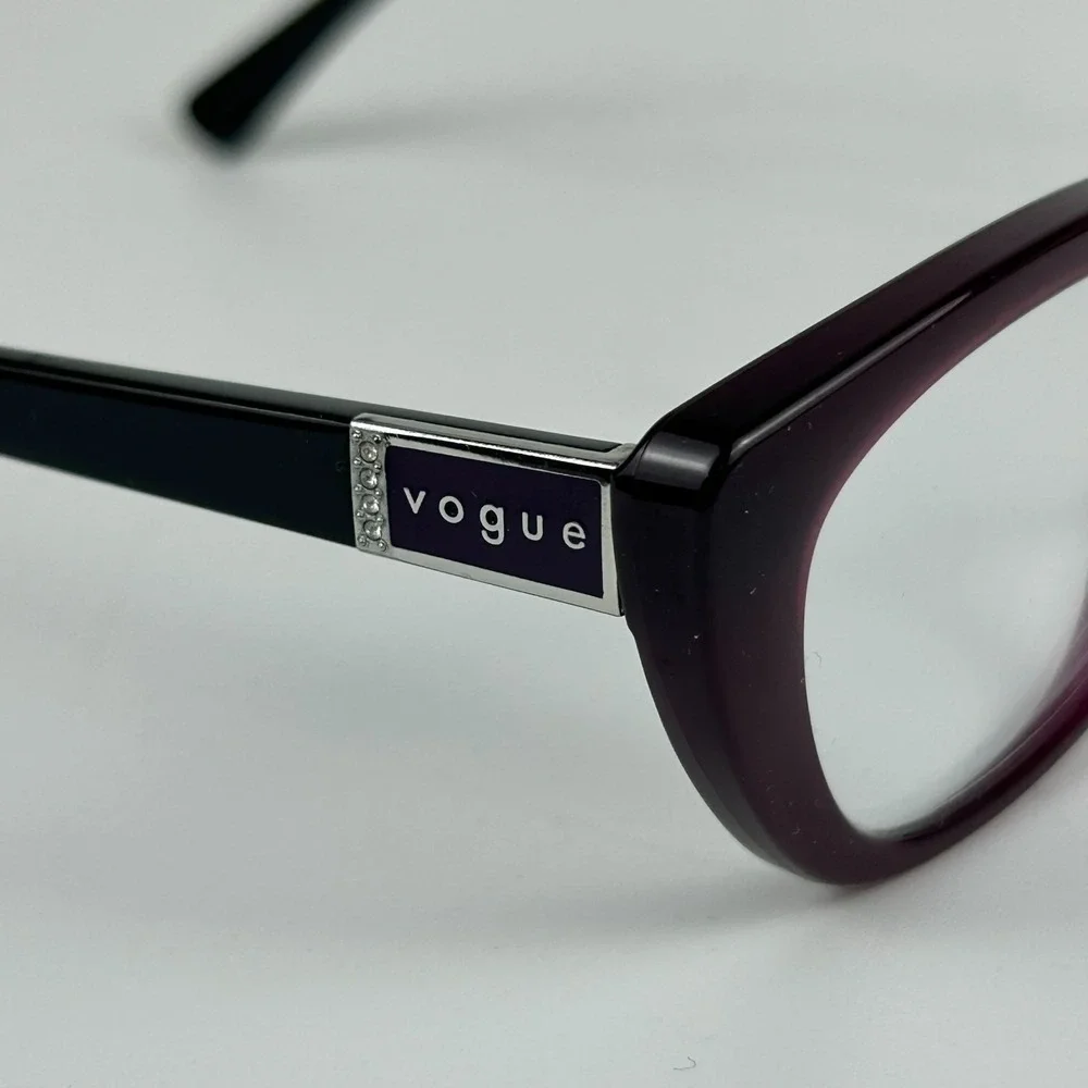 Vogue VO 5425-B 2989 Unisex Adults Eyeglasses Frame Purple Cat Eye 52-17-140‎ mm
